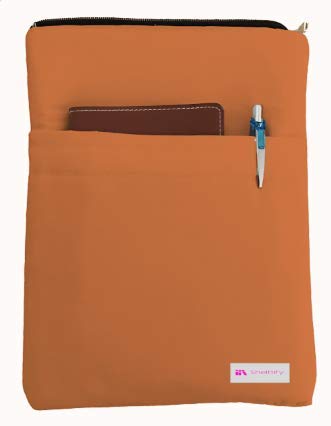 Shelftify Apricot Book Sleeve - Book Cover for Hardcover and Paperback - Book Lover Gift - Notebooks and Pens Not Included