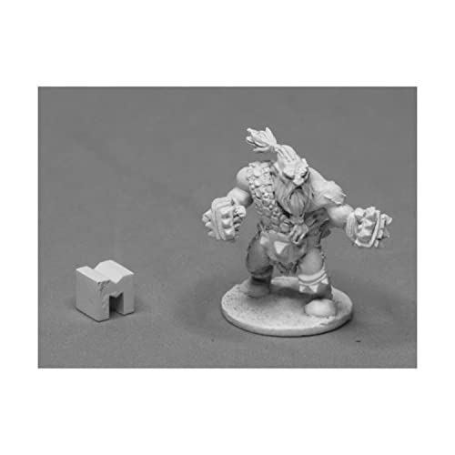 REAPER Miniatures Hanrik, Dwarf Pugilist #03948 Dark Heaven Unpainted Metal Mini