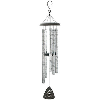 Carson 44 in. Sonnet Heavenly Bells Wind Chime,Silver