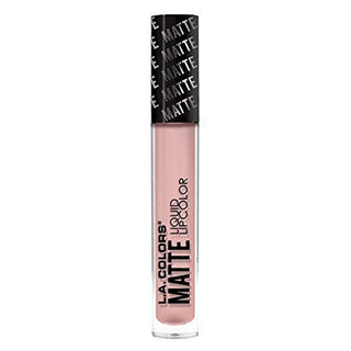 L.A. Girl COLORS Matte Liquid Lip Color, Barely There, 1 Ounce (CLG415)