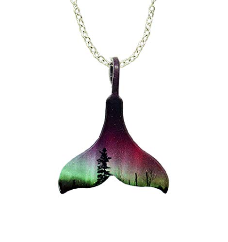 Forest of Lights Whale Tail Necklace Heidi Pinkerton by d&