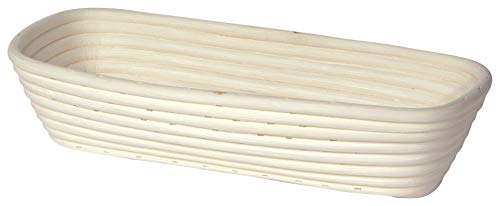 Now Designs by Danica Natural Banneton Bread Proofing Basket 13'' Rectangle, L13 x W5.5