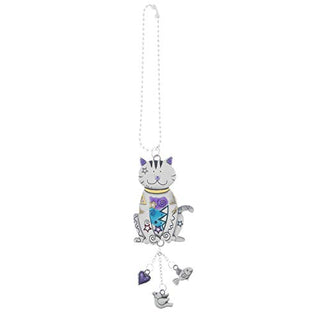Ganz Color Car Charm, Cat with Dangles, Multi, Medium