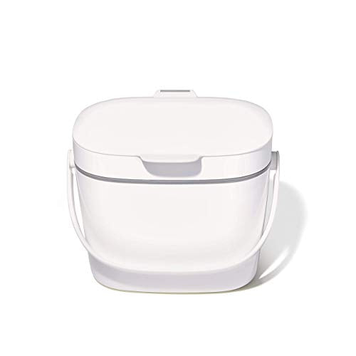 NEW OXO Good Grips Easy-Clean Compost Bin - 1.75 GAL/6.62 L