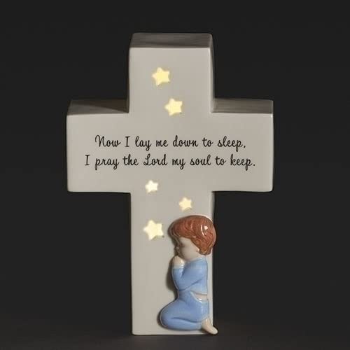 Roman Giftware Inc., Children's Gifts, New Baby, 6.5" H BOY Night-Light Corded ,Religious, Inspirational, Durable (2x4x6)