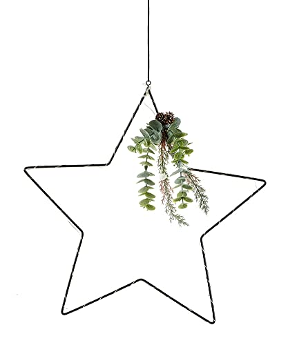 Giftcraft 681388 Christmas LED Star Wall Décor, Large, 1.97 inch, Metal, and Plastic