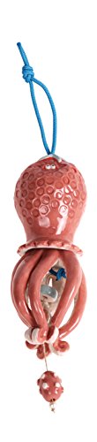 Blue Sky Clayworks Clayworks Octopus Wind Chime, Multi