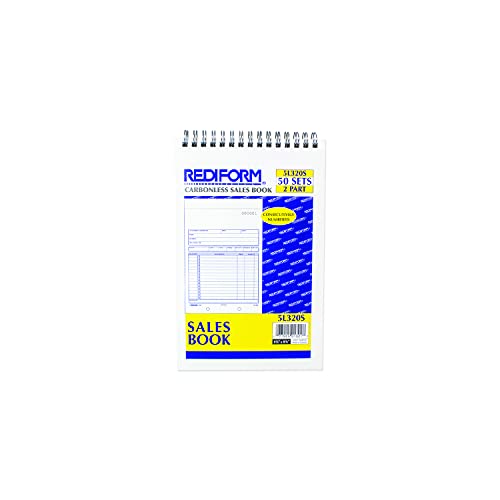 Rediform Sales Order Book, Wirebound, Numbered, 5.5 x 7.875
