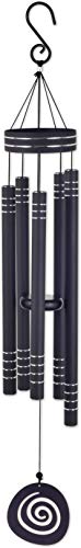 Sunset Vista 93566 Black Wind Chime, 41 inches