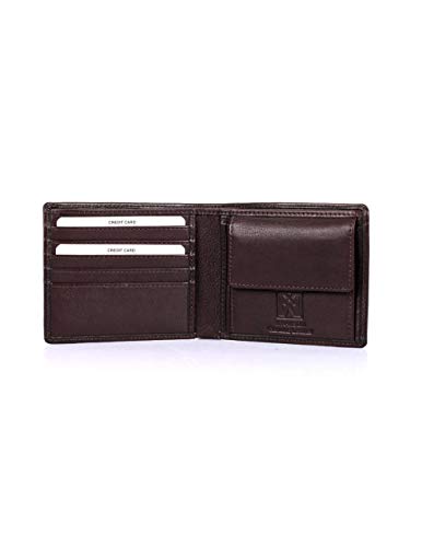 JYS Enterprise KARLA HANSON Men's RFID Blocking Leather Bifold Wallet with Coin Pocket
