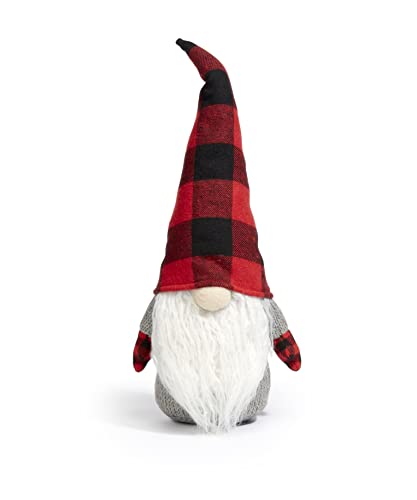 Giftcraft 681845 Christmas LED Gnome - Medium, 17 inch, Polyestera and Sand