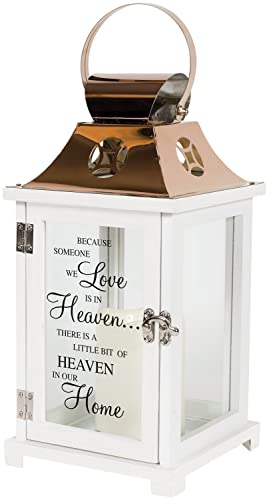 Carson Heaven In Our Home Flameless Candles Copper Lantern