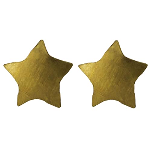 HomArt AREOhome Gia Star Post Earring, Brass