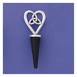 Basic Spirit Décor Celtic Heart Bottle Stopper - Handmade Home Decoration for Gifts and Souvenirs, Wine and Beverage Kit Valentines Day Mothers Day Women Girls Mom