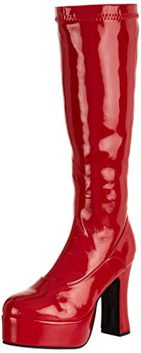 Rubie's Secret Wishes Sexy Patent Platform Boot, Red, Large
