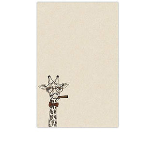 Yay Novelty YaYstationery Notepads - Memo Pads - Scratch Pads - Writing Pads - Illustrated Notepads - 5.5 x 8.5 inches - Thick Premium Paper - Printed Notepad - Giraffe