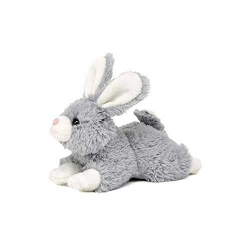 Unipak 1122BUG Handful Bunny Plush Animal Toy, 5-inch Length, Grey