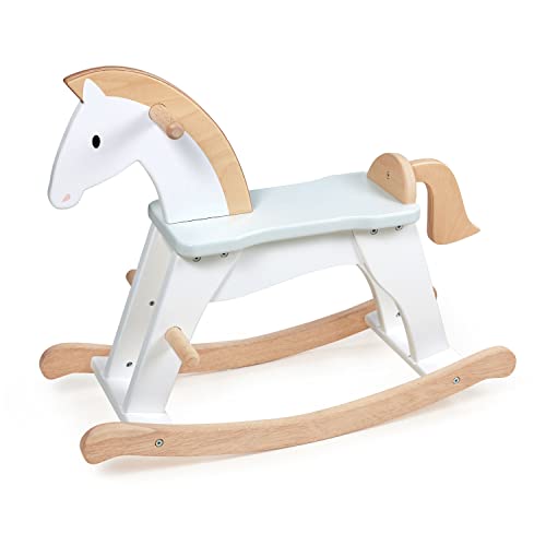 Tender Leaf Toys - Lucky Rocking Horse - Premium Wood Rocking Horse for Imaginative Play - Helps Cognitive and Physical Development in Toddler Boys and Girls - Age 12m+
