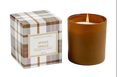 Hillhouse Naturals Spiced Vanille Naturals Brown Glass 7 oz Scented Jar Candle