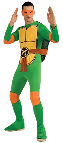 Rubie's Nickelodeon Ninja Turtles Adult Michelangelo and Accessories, Green, x-large Costume