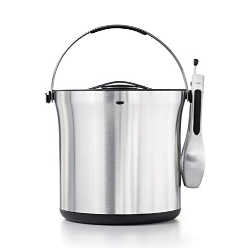 OXO SteeL Ice Bucket and Tongs Set
