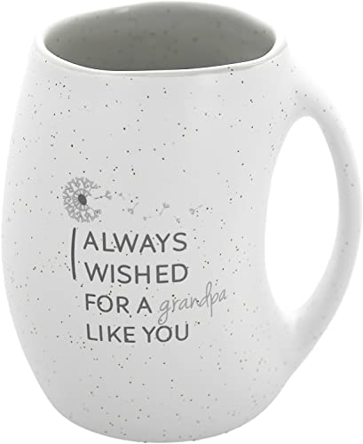 Pavilion - I Always Wished For A Grandpa Like You 16 ounce Large Coffee Cup - Hand Warmer Coffee Mug, Huggable Hand Warming Mug, Grandpa Fathers Day Gift, 1 Count (Pack of 1) 3.75” x 3.75”
