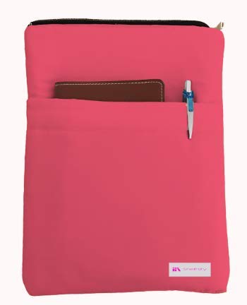 Shelftify Rouge Pink Book Sleeve - Book Cover for Hardcover and Paperback - Book Lover Gift - Notebooks and Pens Not Included