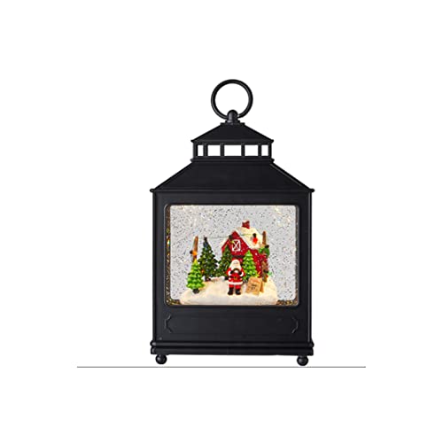 RAZ Imports 2022 Holiday Water Lanterns 11" Santa's Tree Farm Lighted Water Lantern