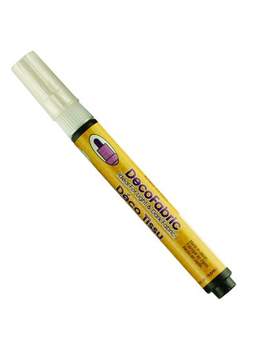 Uchida 222-C-P0 Marvy Deco Fabric Fine Point Tip Pearl Marker, White