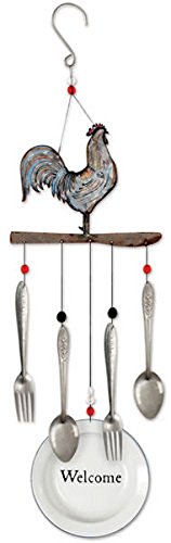 Sunset Vista Designs 92153 Farmhouse Wind Chime, 28-Inch, Rooster