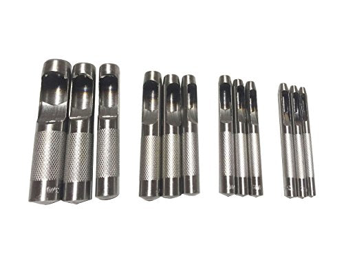 EZ Travel Distribution 12-Piece Universal Hollow Punch Set (SAE)