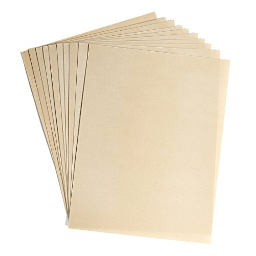 Hygloss Products Velour Paper - Soft, Velvety Surface Works With Printers – Beige, 8-1/2 x 11 Inches - 10 Pack