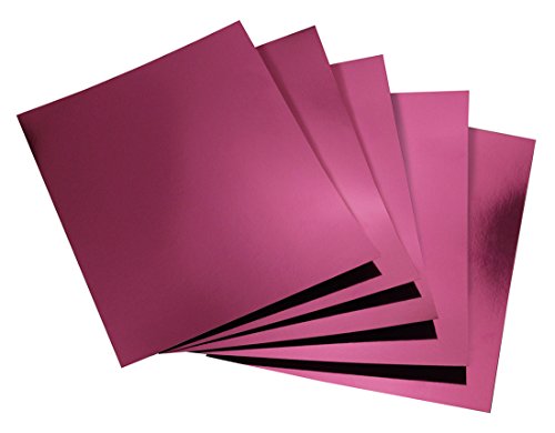 Hygloss Metallic Foil Board Sheets for Arts & Crafts, Classroom Activities & Artists-8.5 x 11 Inches-Purple-25, Purple, 25 Count