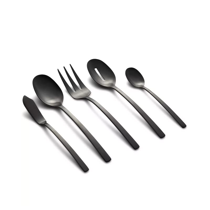 Cambridge 45 - Piece Beacon Satin Flatware Set - (Black)