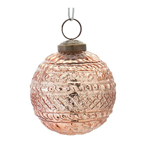 Melrose 87132 Ball Ornament, 3- inch Diameter, Glass