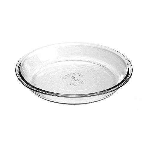 HIC Harold import co Anchor Hocking 82638L11 Oven Basics Pie Dish, 9", Clear