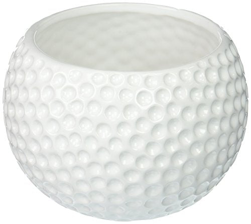 burton + BURTON Large Ceramic Golf Ball Container - Use as a Planter, Candy Dish or Gift Basket!