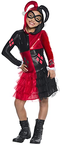 Rubie's Costume Girls DC Comics Harley Quinn Costume, Large, Multicolor