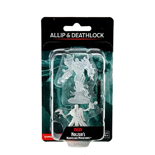 WizKids Store Allip and Deathlock Nozurs Marvelous Miniatures D&D Unpainted Miniatures WizKids