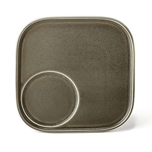 FORLIFE Artisan Collection Snack Plate 6 inches (Olive)