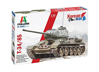 MRC Italeri 6585 T-34/85 Tank Korean War 1/35 Scale Plastic Model Kit