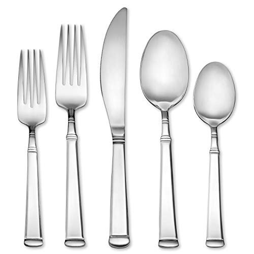 Hampton Forge 894758 Skandia Zephyr Satin Gold 45 Piece Flatware Set