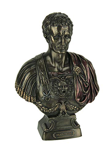 Unicorn Studio Veronese Resin Statues Julius Caesar Bust Figurine