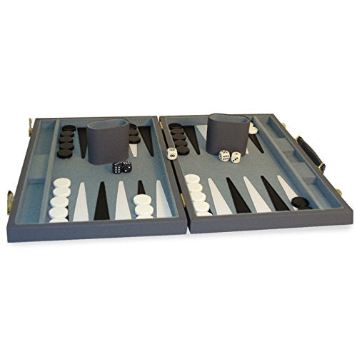 Worldwise Imports 2618GY Grey Vinyl Attache with Handle - 18"