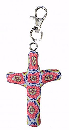 First & Main Kelli's Shop 4.5" Calypso Studios Clip-Comforting Clay Cross-Tuscan (3"), Multicolor