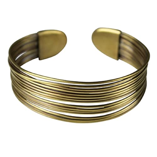 HomArt AREOhome Nara Wire Cuff, Brass