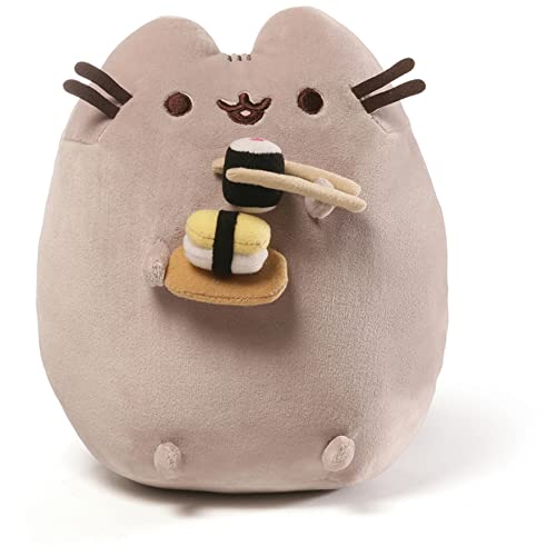 GUND Pusheen Snackables Sushi Chopsticks Plush Stuffed Animal Cat, 9.5"