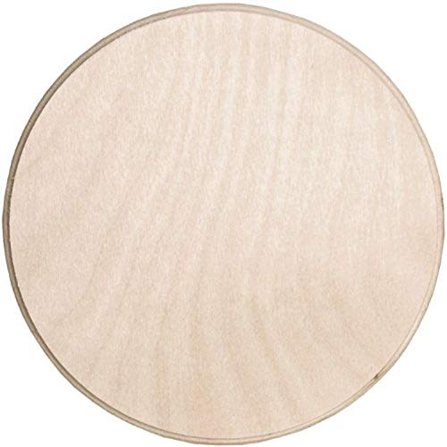 Walnut Hollow Baltic Birch Circle Plaque, 6 by 6-Inch