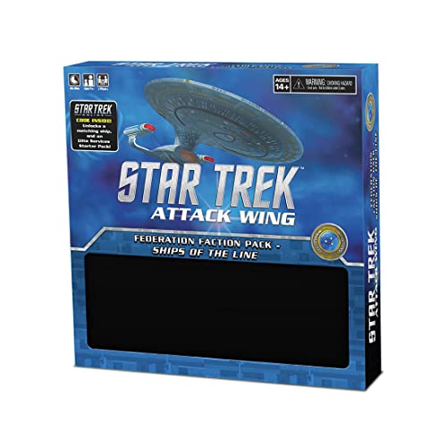 WizKids Store Star Trek: Attack Wing: Federation Faction Pack - Ships of The Line