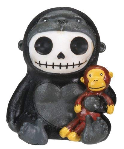 Pacific Trading Kongo Gorilla Furry Bones Figurine Display